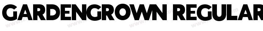 GARDENGROWN REGULAR字体转换 GARDENGROWN REGULAR字体转换